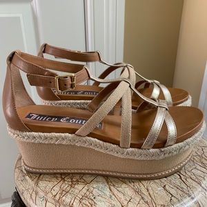 Juicy Couture platform sandals